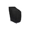 Eevelle MERIDIAN Series, Stacking Chair Cover  - Black, 28L x 47W x 36H MDCHRSTK_28W_36D_47H-BLK - alternate 1